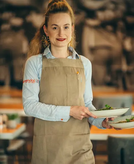 Samantha bediening Restaurant Olympic Club