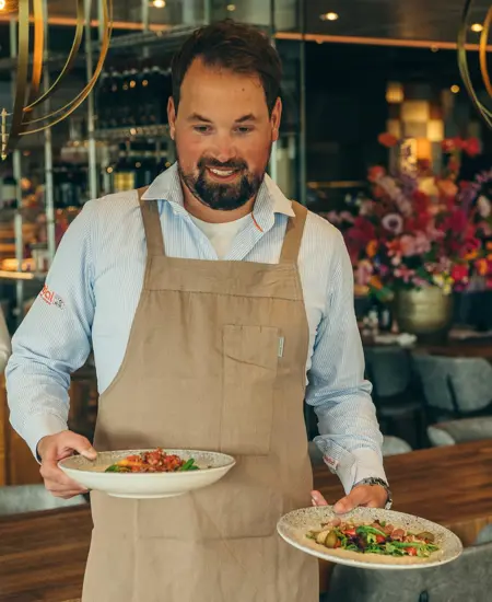 Arnoud Restaurant Olympic Club bediening